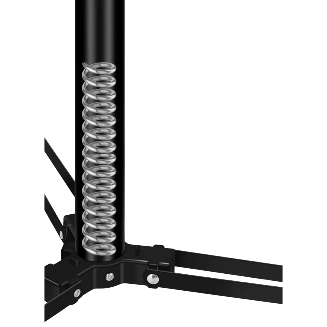 Trepied 80 cm a 2.10 m en metal avec filetage - Noir