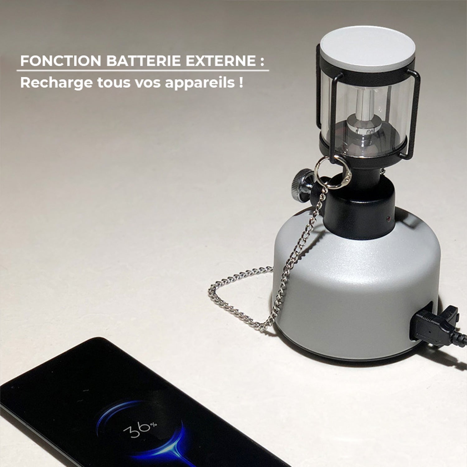 Lanterne LED sans fil - Mistral