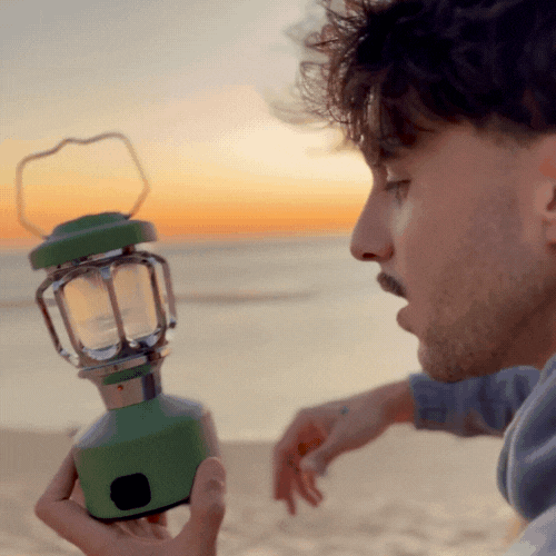 Lanterne LED sans fil - HURRICANE - baladeuse autonomie XXL (40 heures) et Powerbank