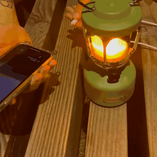 Lanterne LED sans fil - HURRICANE - baladeuse autonomie XXL (40 heures) et Powerbank