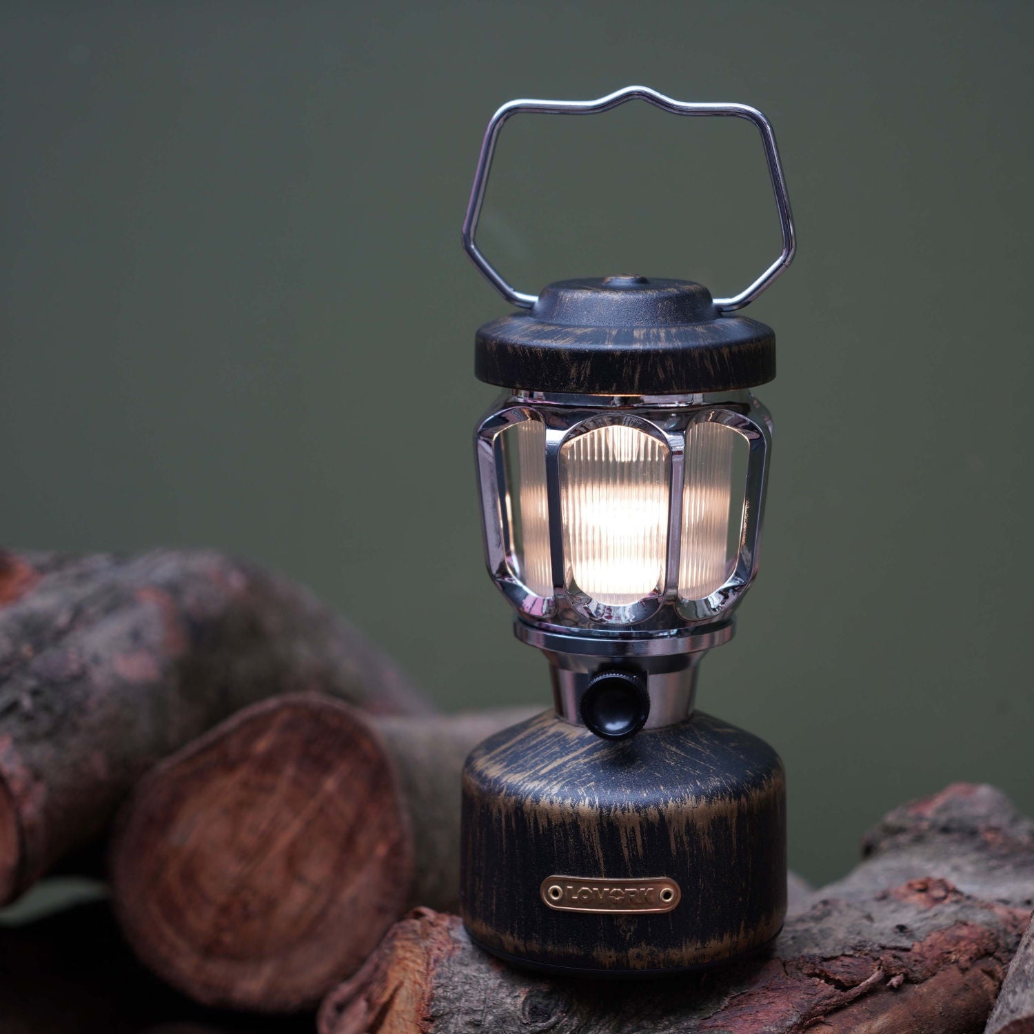 Lanterne LED sans fil - HURRICANE - baladeuse autonomie XXL (40 heures) et Powerbank