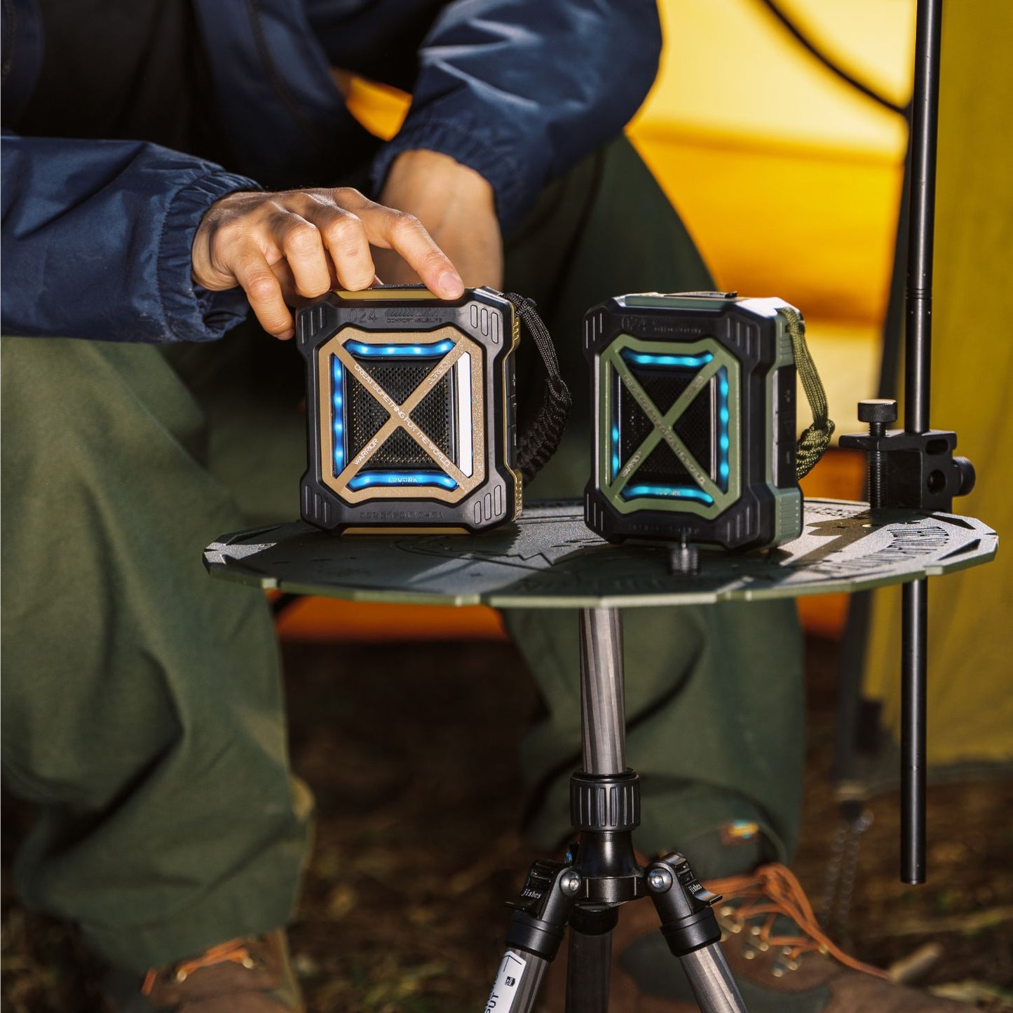 Enceinte Bluetooth avec effet lumineux WARRIOR
